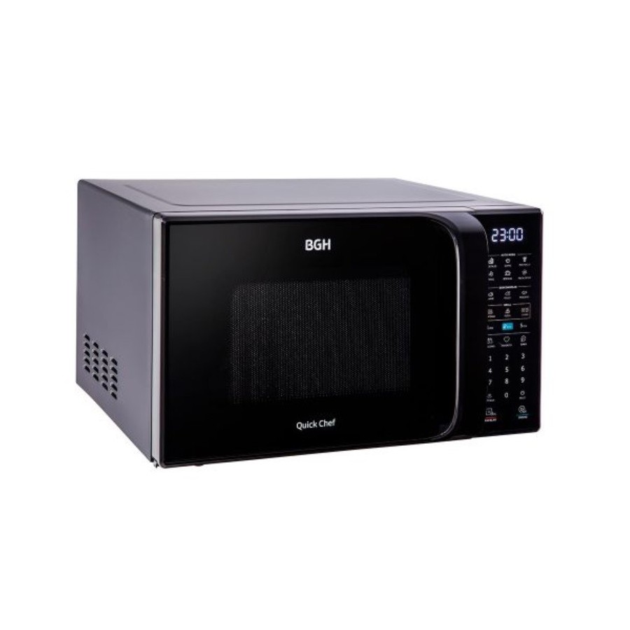 BGH MICROONDAS B223DN20 QUICK CHEF 23LT 800W GRILL NEGRO