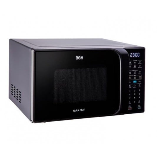 BGH MICROONDAS B223DN20 QUICK CHEF 23LT 800W GRILL NEGRO