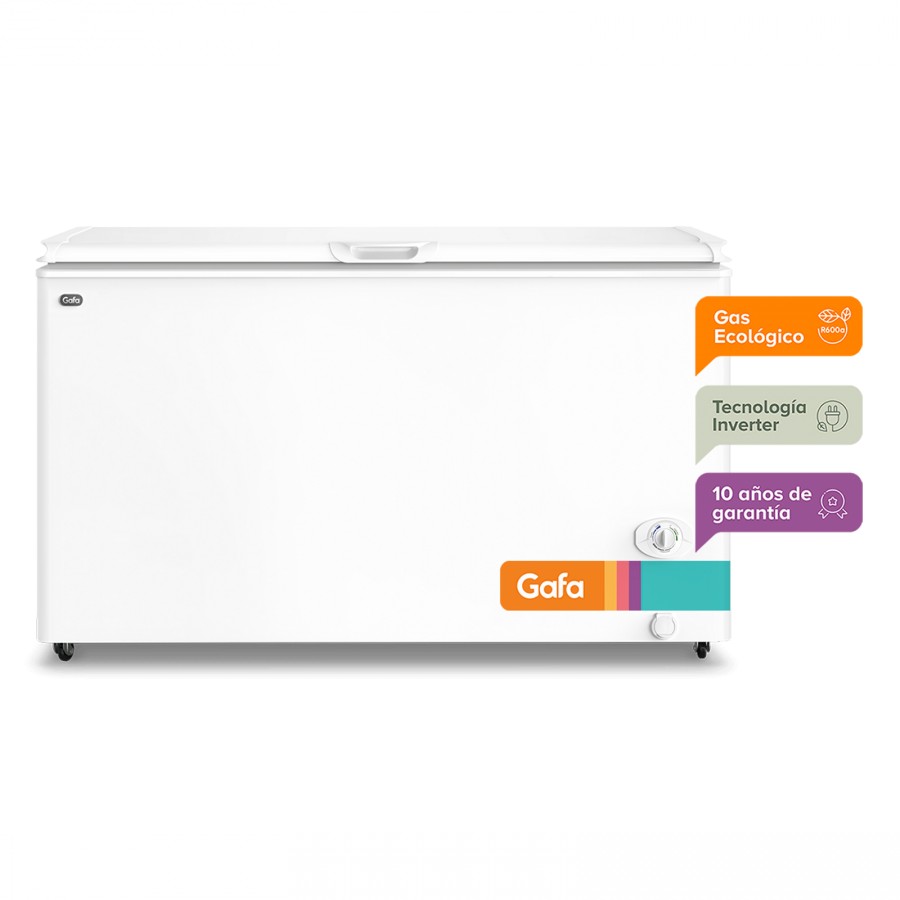 GAFA FREEZER FGHI-400B XL INVERTER 402LT BLANCO